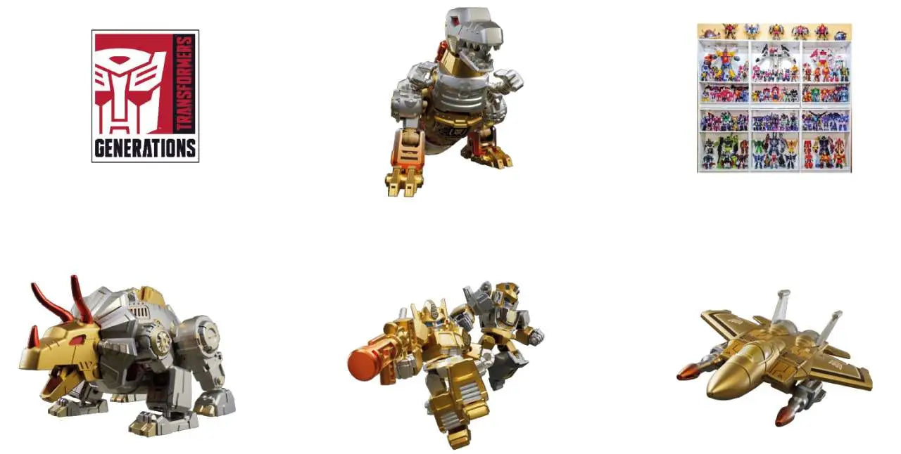 TRANSFORMERS DINOBOT DESERTICON 2026 X YEARLY VERSION LIMITED Caja SET (8)