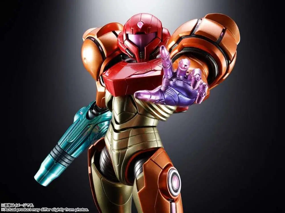 Metroid Prime 4: Beyond Figura Diecast Chogokin Samus Aran LED 21 cm