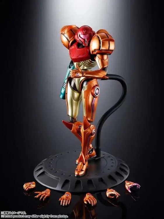 Metroid Prime 4: Beyond Figura Diecast Chogokin Samus Aran LED 21 cm