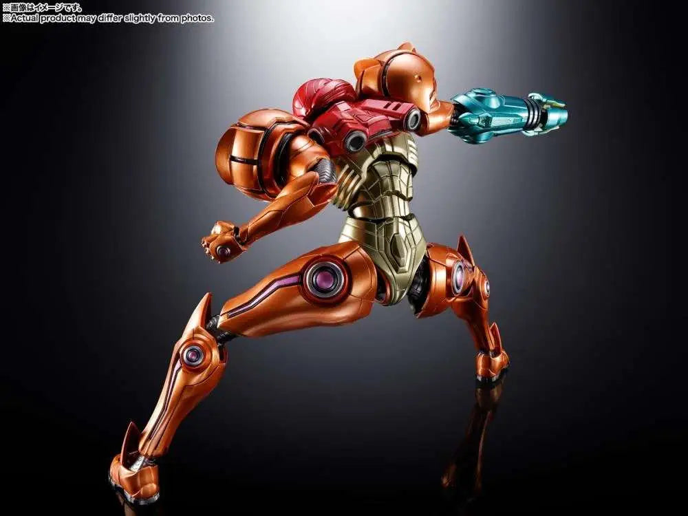 Metroid Prime 4: Beyond Figura Diecast Chogokin Samus Aran LED 21 cm