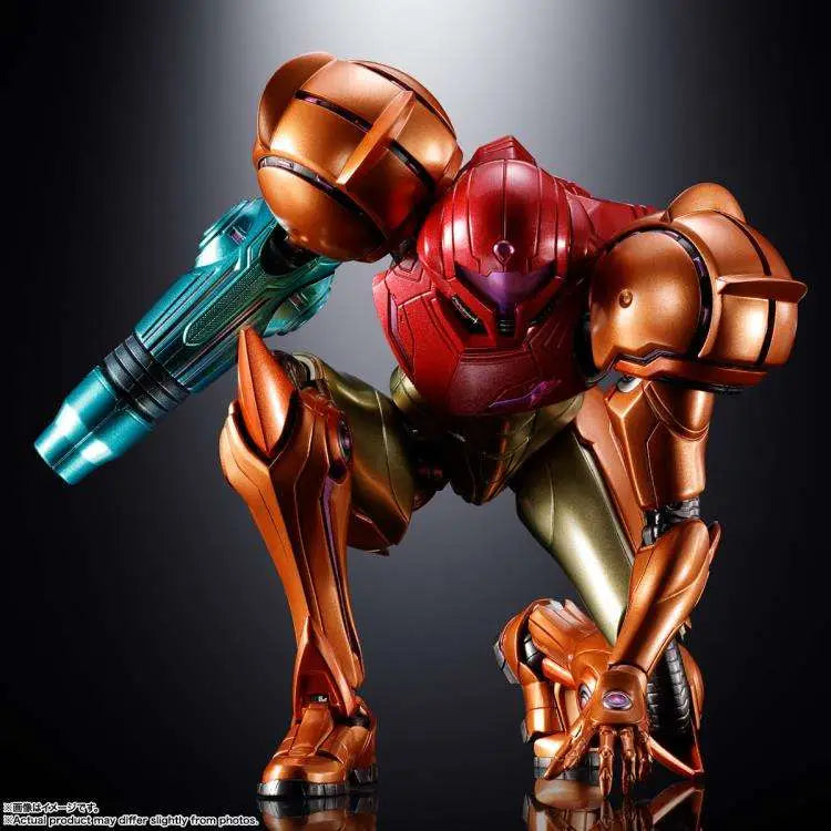 Metroid Prime 4: Beyond Figura Diecast Chogokin Samus Aran LED 21 cm