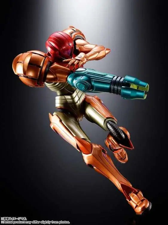 Metroid Prime 4: Beyond Figura Diecast Chogokin Samus Aran LED 21 cm