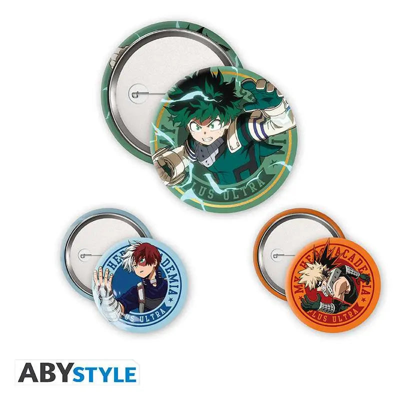 MY HERO ACADEMIA MIDORIYA BAKUGO & TODOROKI Chapa PACK Frikytopia