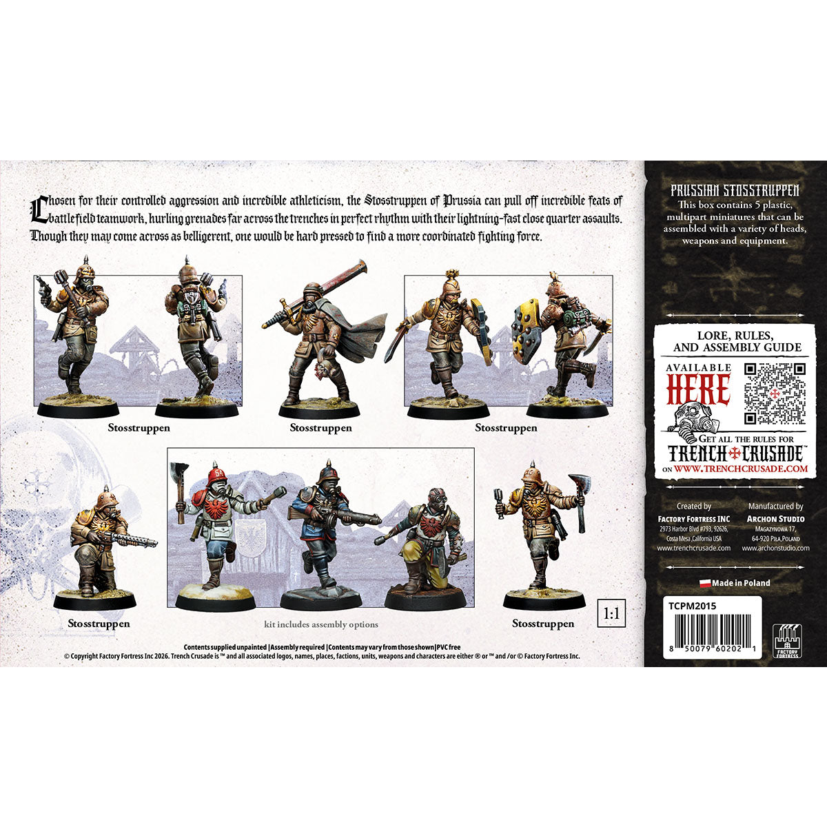 TRENCH CRUSADE PRUSSIAN STOSSTRUPPEN