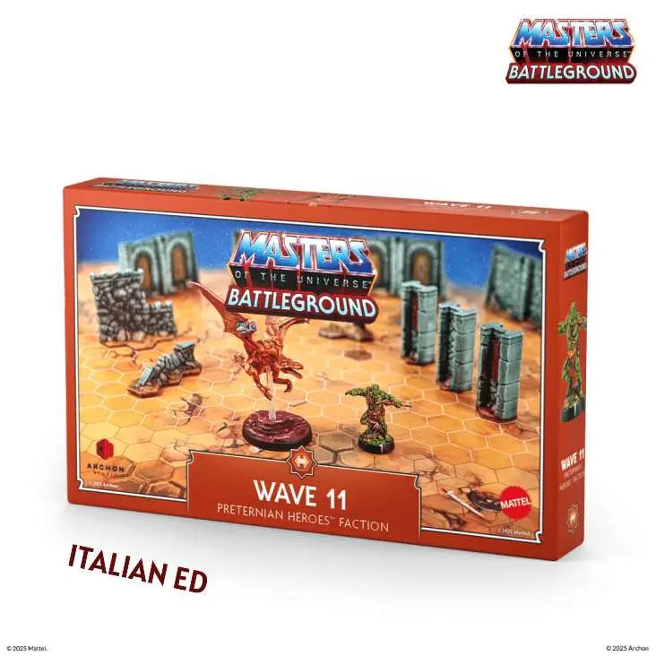Masters of the Universe: Battleground Juego de Miniaturas Wave 11: Preternian Heroes Moss Man / Turbodactyl *Edición Italiano*