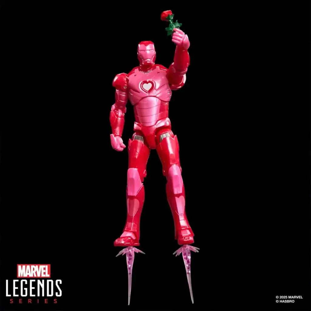 Figura hasbro marvel legends series i love you boo iron man
