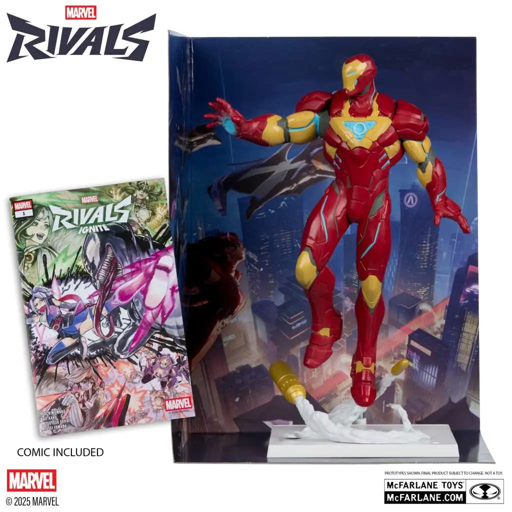 Marvel Rivals Collection Gamerverse Figura 1/6 Iron Man (Platinum Edition) 28 cm