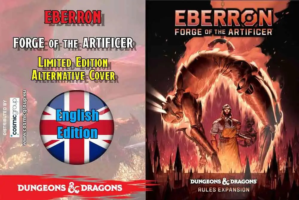 DUNGEONS & DRAGONS - EBERRON  FORGE OF THE ARTIFICER ALTERNATIVE COVER Frikytopia