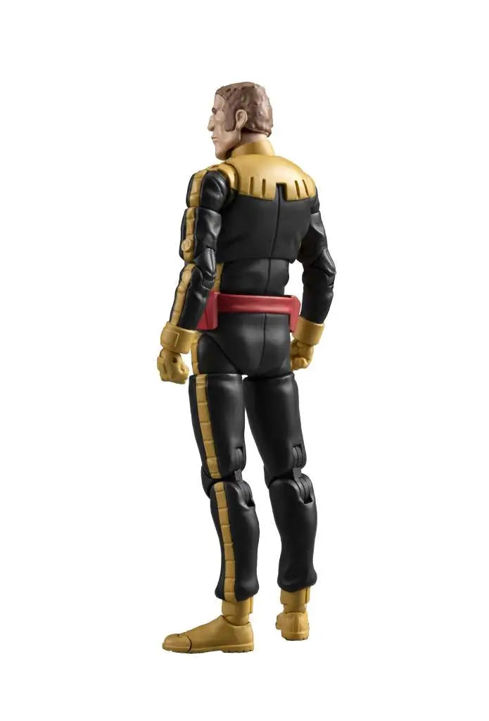 MOBILE SUIT GUNDAM PRINCIPALITY OF ZEON BLACK TRI-STARS ORTEGA NORMAL SUIT VERSION G.M.G. COLLECTION 14 ACTION Figura