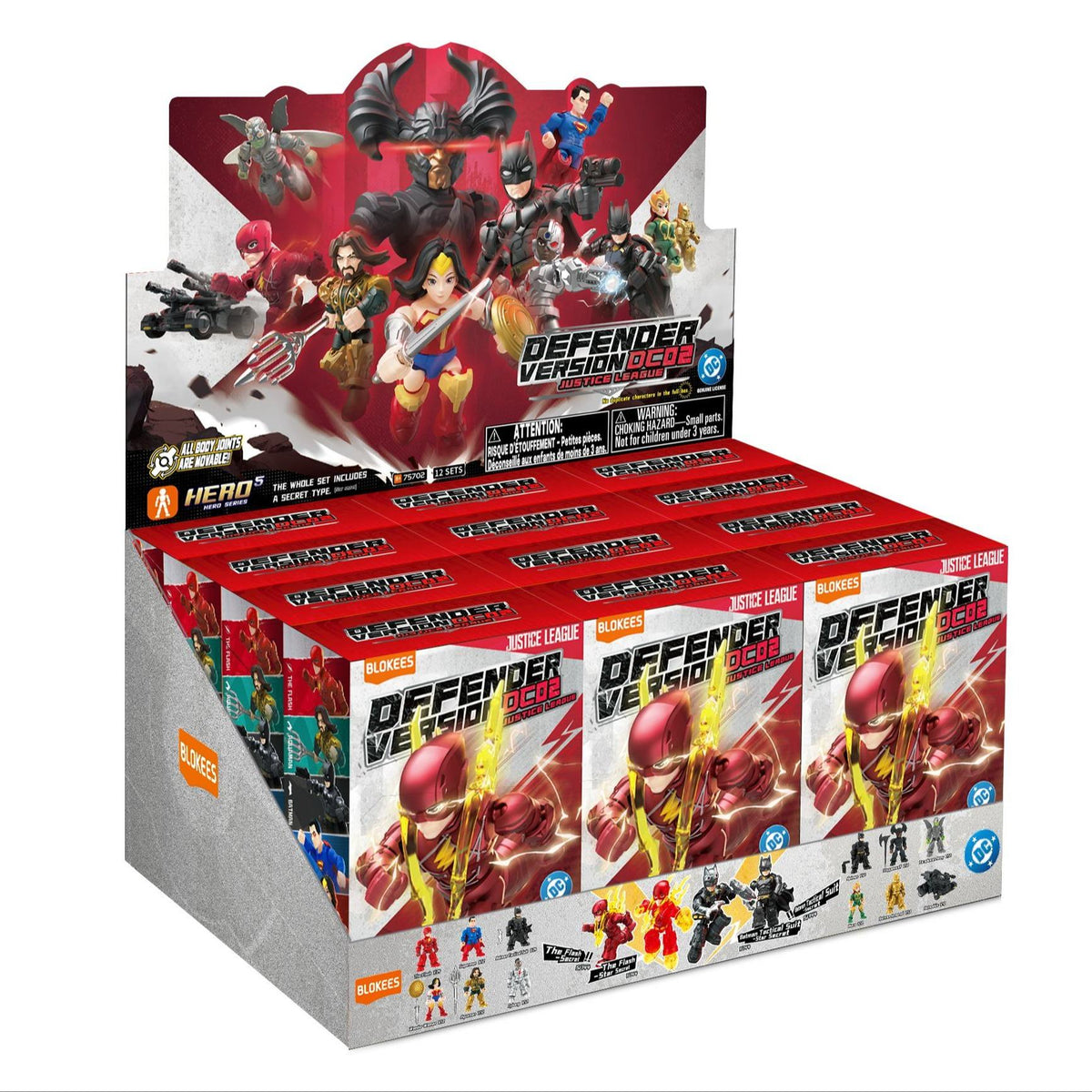 DC HERO JUSTICE LEAGUE DEFENDER VERSION BLIND Caja (12) Frikytopia