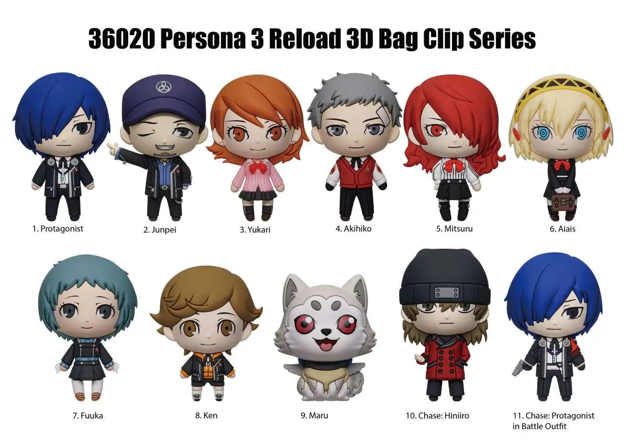 PERSONA 3 RELOAD Bolsa CLIP BLIND Caja DISPLAY (24)