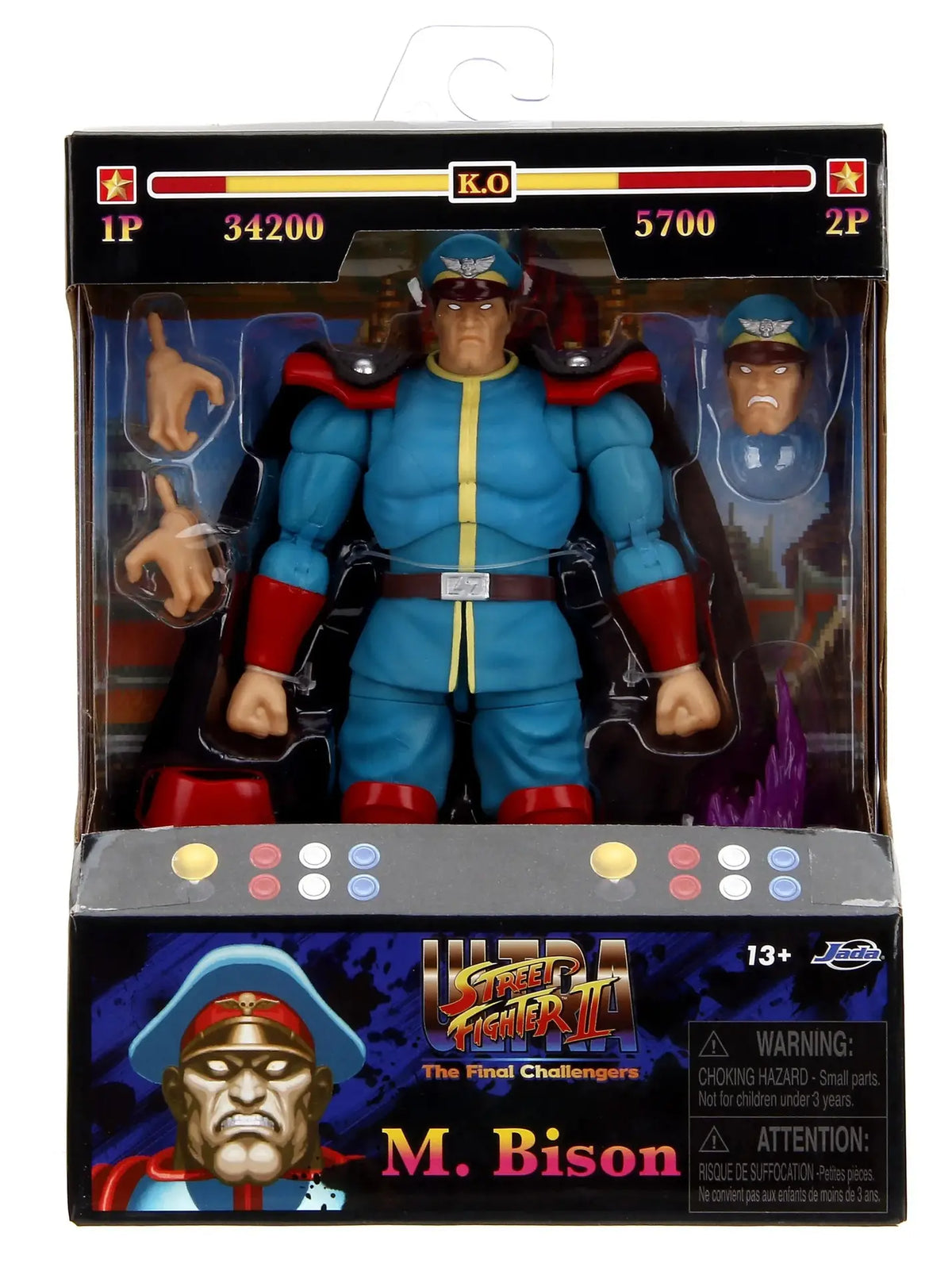 STREET FIGHTER 2 MR BISON PLAYER2 1/12 DELUXE ACTION Figura LIMITED EDITION