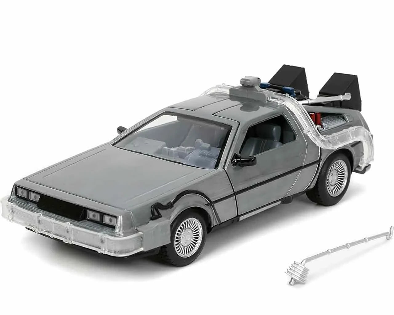 Replica DLorean Hollywood Rides Time Machine 40th Anniversary Regreso al Futuro