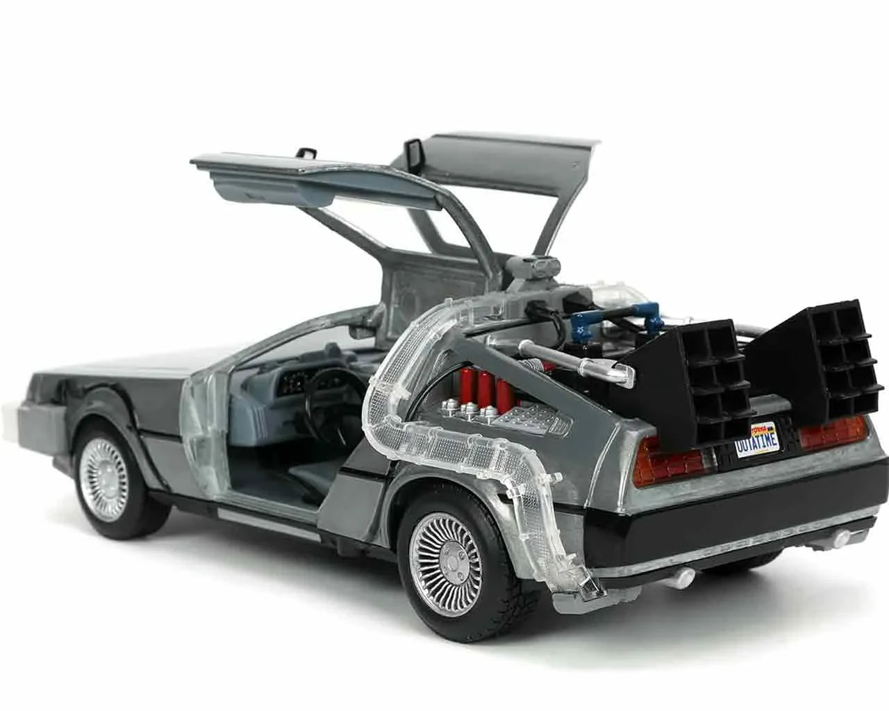 Replica DLorean Hollywood Rides Time Machine 40th Anniversary Regreso al Futuro
