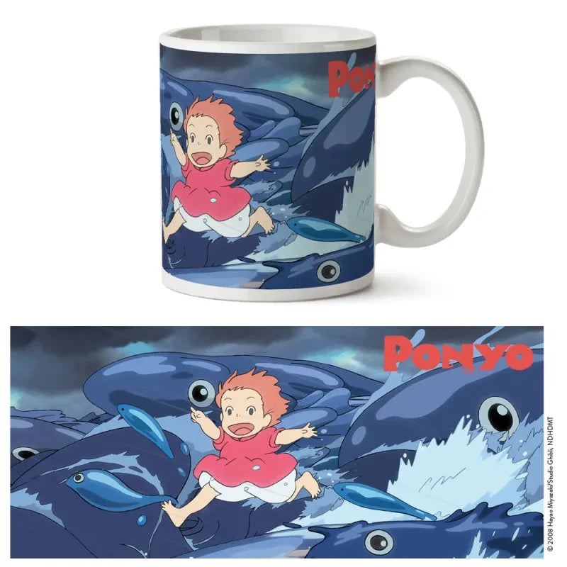Gake no ue no Ponyo Taza Waves
