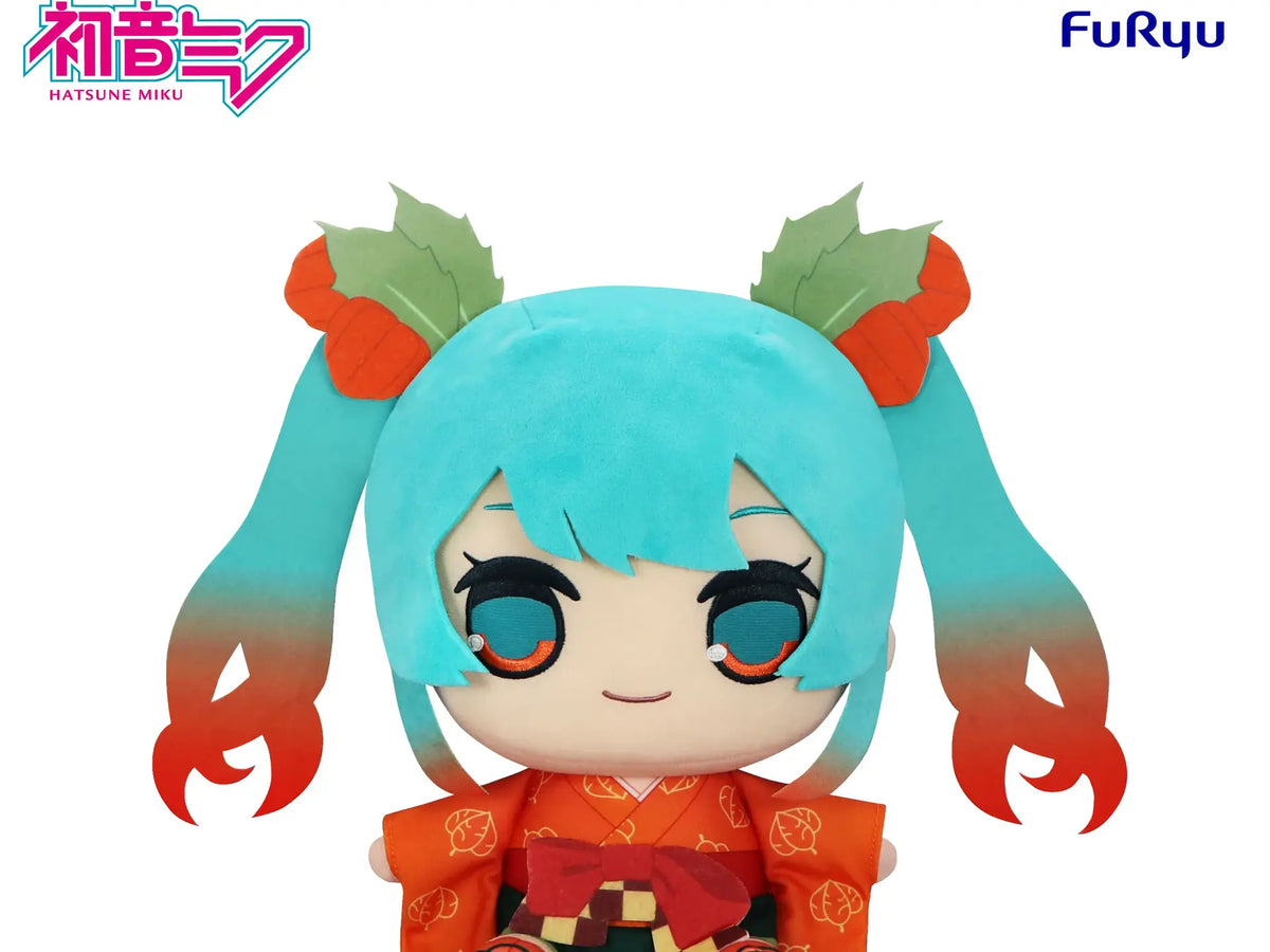 HATSUNE MIKU FLOWER FAIRY WINTER CHERRY KYURUMARU BIG Peluche