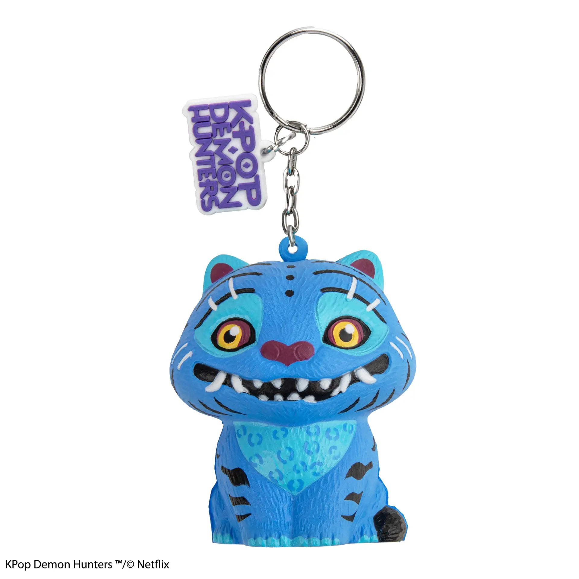 KPOP DEMON HUNTERS DERPY TIGER SQUISHY KEYCHAIN Frikytopia