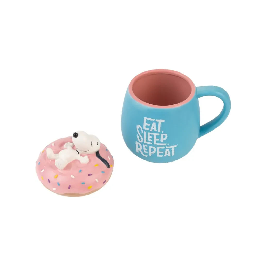 Taza 3D Eat Sleep Repeat Snoopy 500ml