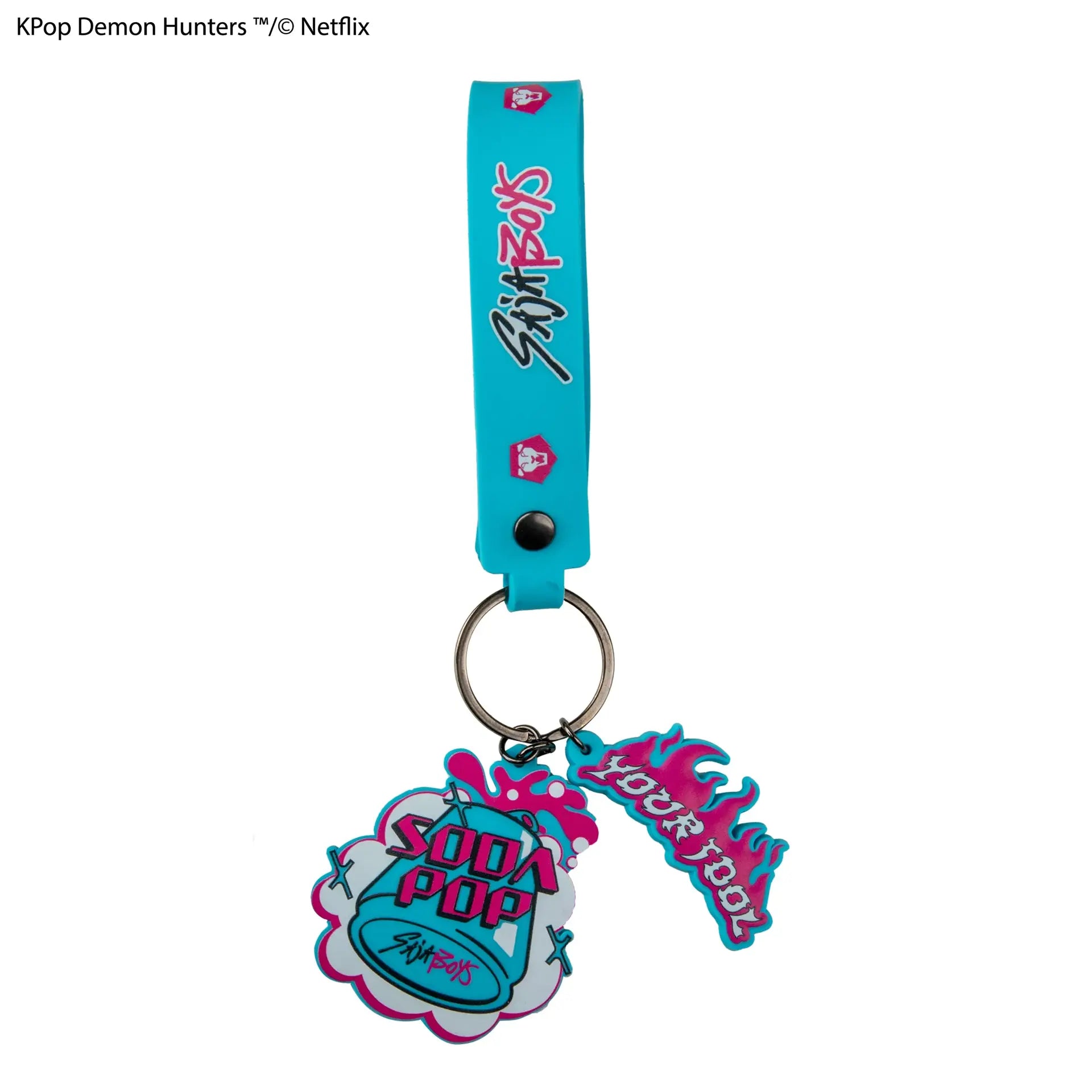 KPOP DEMON HUNTERS SODA POP WRISTLET Llavero Frikytopia