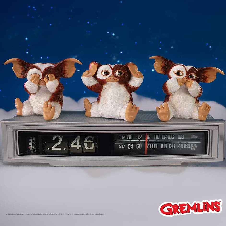 GREMLINNS THREE WISE GIZMO Figura SET Frikytopia