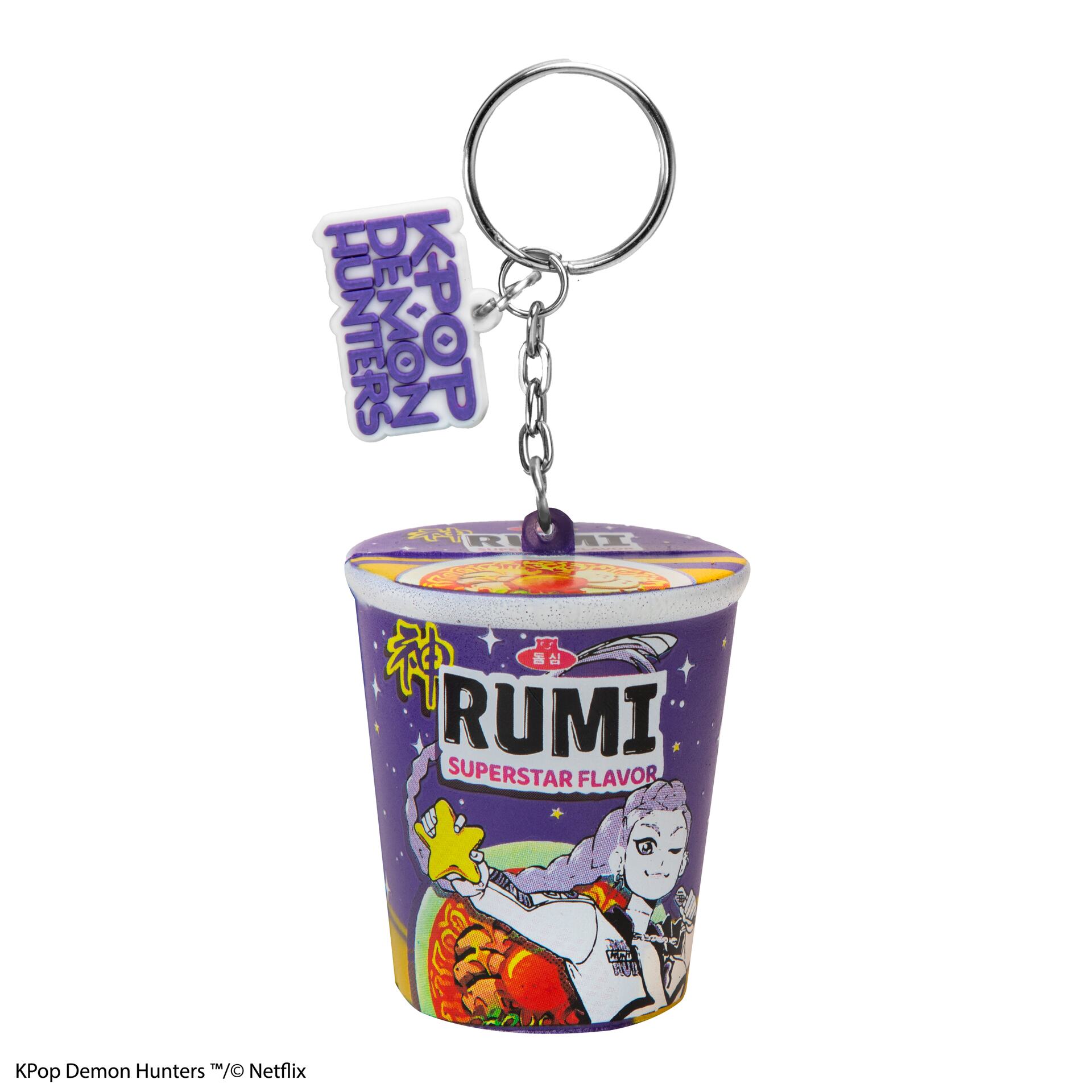 KPOP DEMON HUNTERS RUMI SUPERSTAR FLAVOR NOODLES SQUISHY Llavero Frikytopia