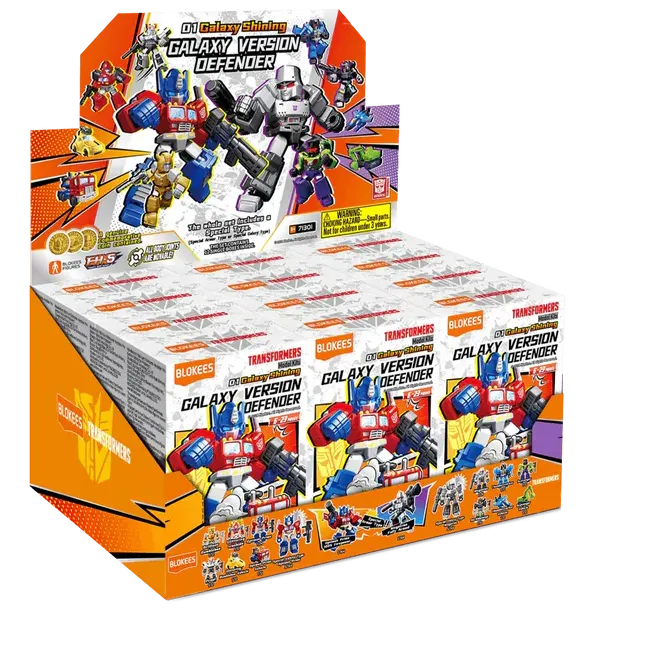 TRANSFORMERS GALAXY SHINING DEFENDER VERSION 01 MODEL KIT BLIND Caja (12)