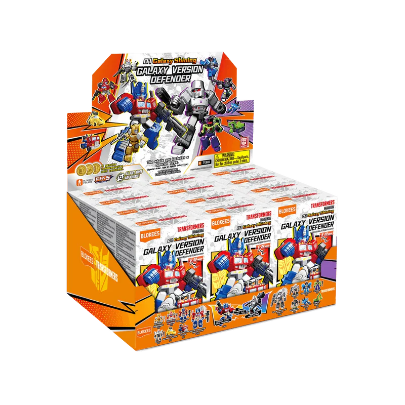 TRANSFORMERS GALAXY SHINING DEFENDER VERSION 01 MODEL KIT BLIND Caja (12)