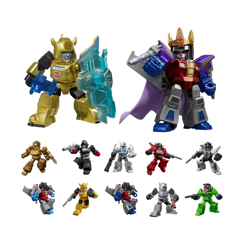 TRANSFORMERS THE OVERTHROW DEFENDER VERSION 02 MODEL KIT BLIND Caja (12)