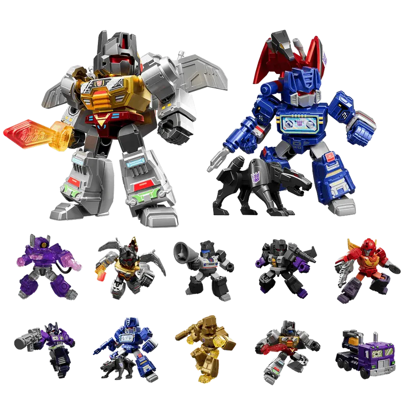 TRANSFORMERS HEAVY METAL WAR DEFENDER VERSION 03 MODEL KIT BLIND Caja SET (12)