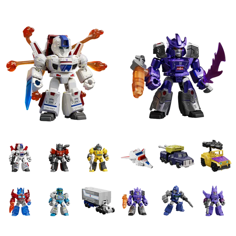 TRANSFORMERS TRAITOR TO TYRANNY DEFENDER VERSION 05 MODEL KIT BLIND Caja SET (12)