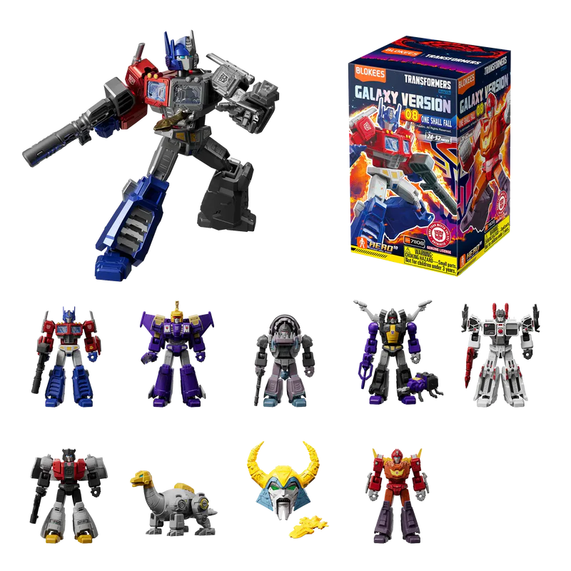 TRANSFORMERS ONE SHALL FALL GALAXY VERSION 08 BLIND Caja SET (9)