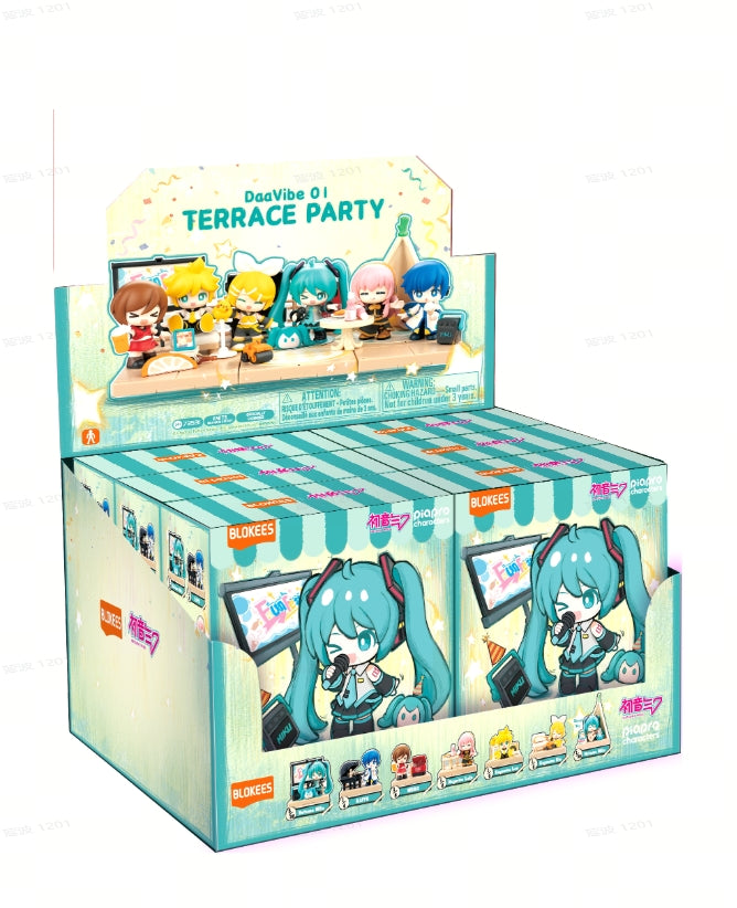 HATSUNE MIKU TERRACE PARTY DAA VIBE MODEL KIT BLID Caja SET (6) Frikytopia