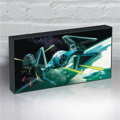 STAR WARS TIE INTERCEPTOR Lámpara UP CANVAS Frikytopia