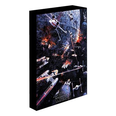 STAR WARS DEATH STAR ASSAULT Lámpara UP CANVAS Frikytopia