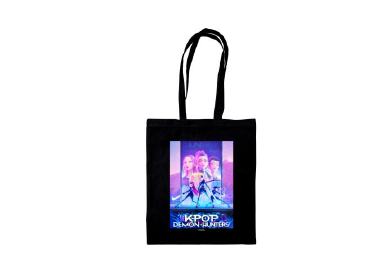 K-POP DEMON HUNTERS KEY ART BLACK TOTE Bolsa Frikytopia
