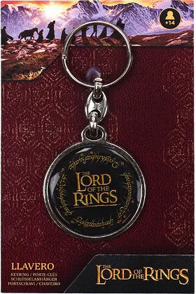 Porta-chaves com o LOGOTIPO OFICIAL DE O SENHOR DOS ANÉIS