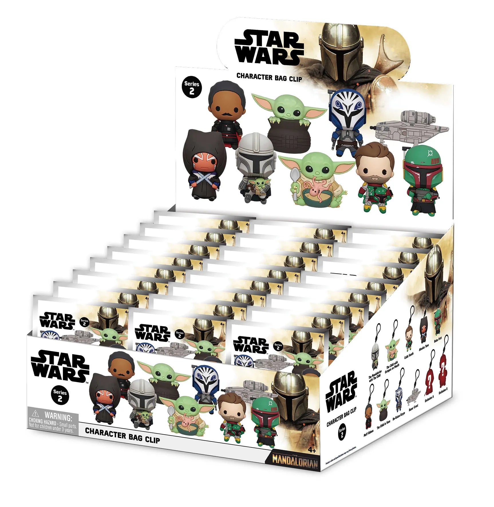 STAR WARS MANDALORIAN SERIES 2 Bolsa CLIP BLIND Caja DISPLAY (24)