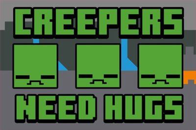 MINECRAFT CREEPERS NEED HUGS COIR DOORMAT Frikytopia