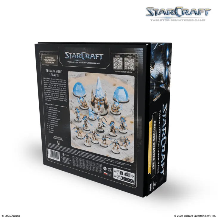 STARCRAFT PROTOSS STARTER SET FOUNDERS EDITION