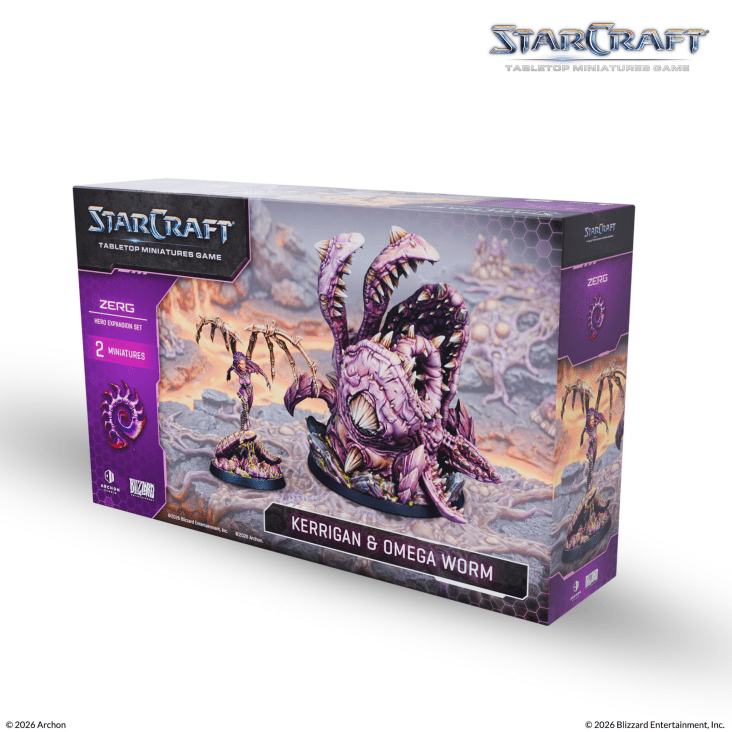 STARCRAFT KERRIGAN & OMEGA WORM Caja Frikytopia