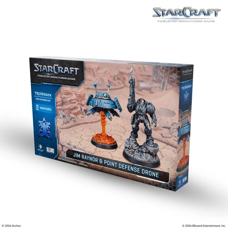 STARCRAFT JIM RAYNOR & DRONE Caja Frikytopia