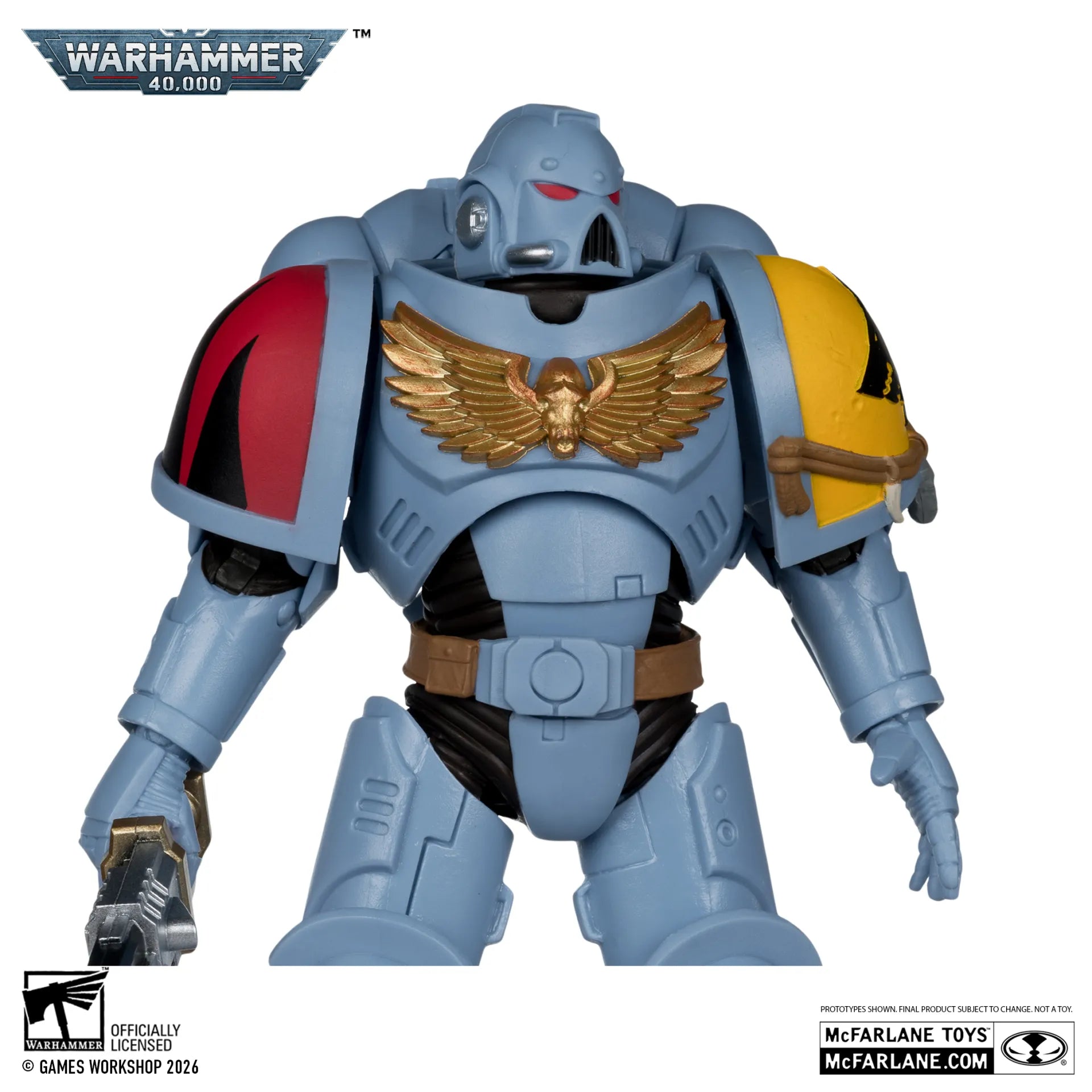 Warhammer 40,000 Figura Grey Hunter (Space Wolves) 18 cm