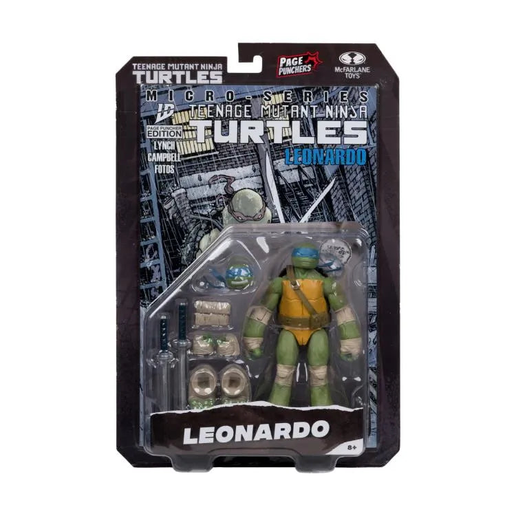 Las Tortugas Ninja Page Punchers Figura Leonardo 13 cm