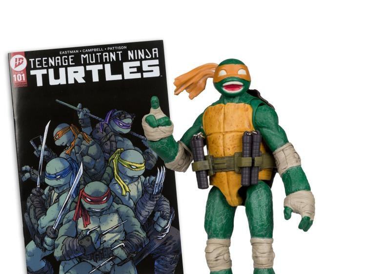 Las Tortugas Ninja Page Punchers Figura Michelangelo 13 cm
