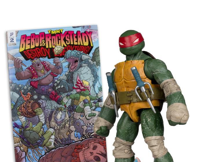Las Tortugas Ninja Page Punchers Figura Raphael 13 cm