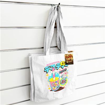 ILUSTRATA DEATH BUBBLE TEA TOTE Bolsa Frikytopia