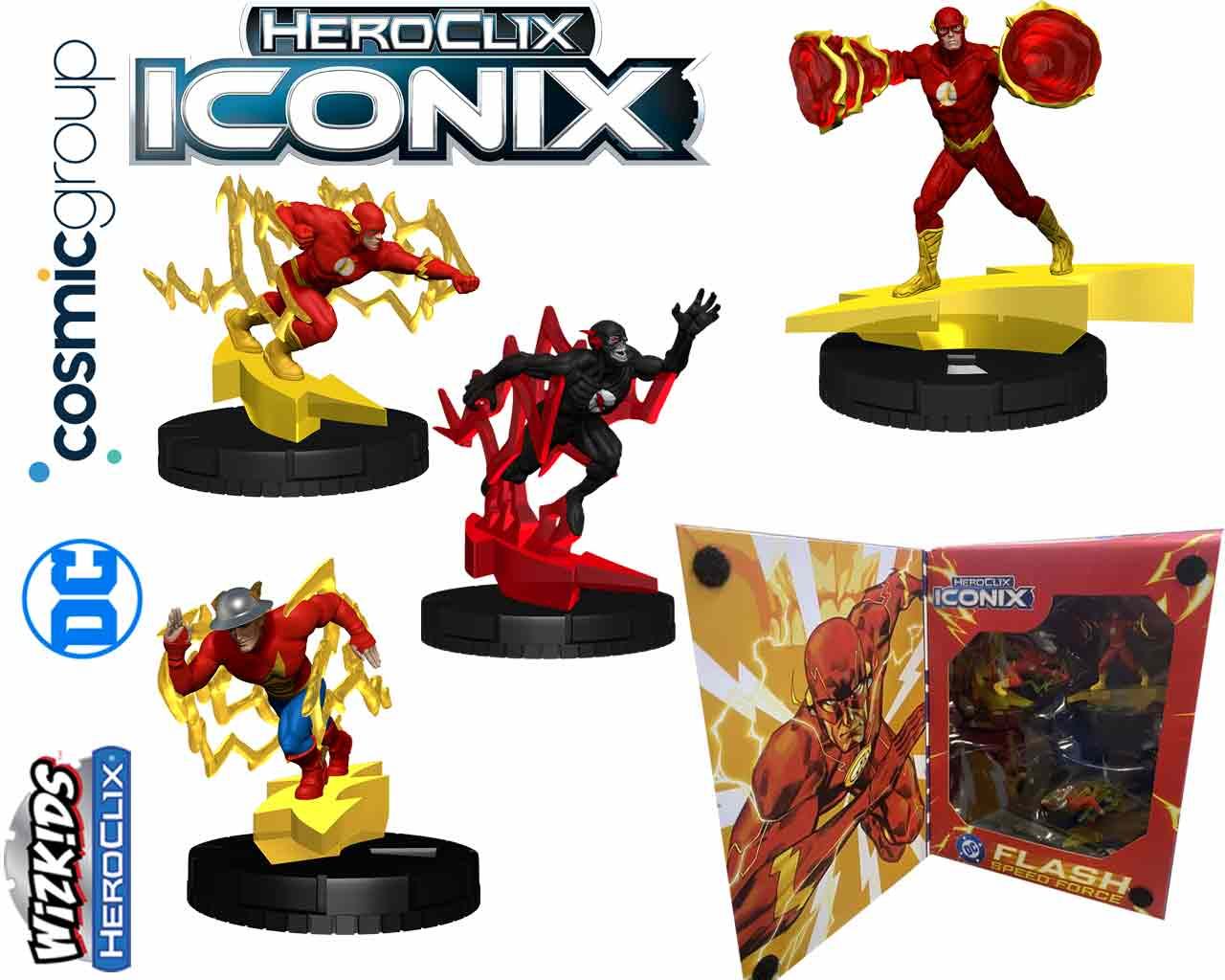 DC HEROCLIX ICONIX FLASH SPEED FORCE Frikytopia