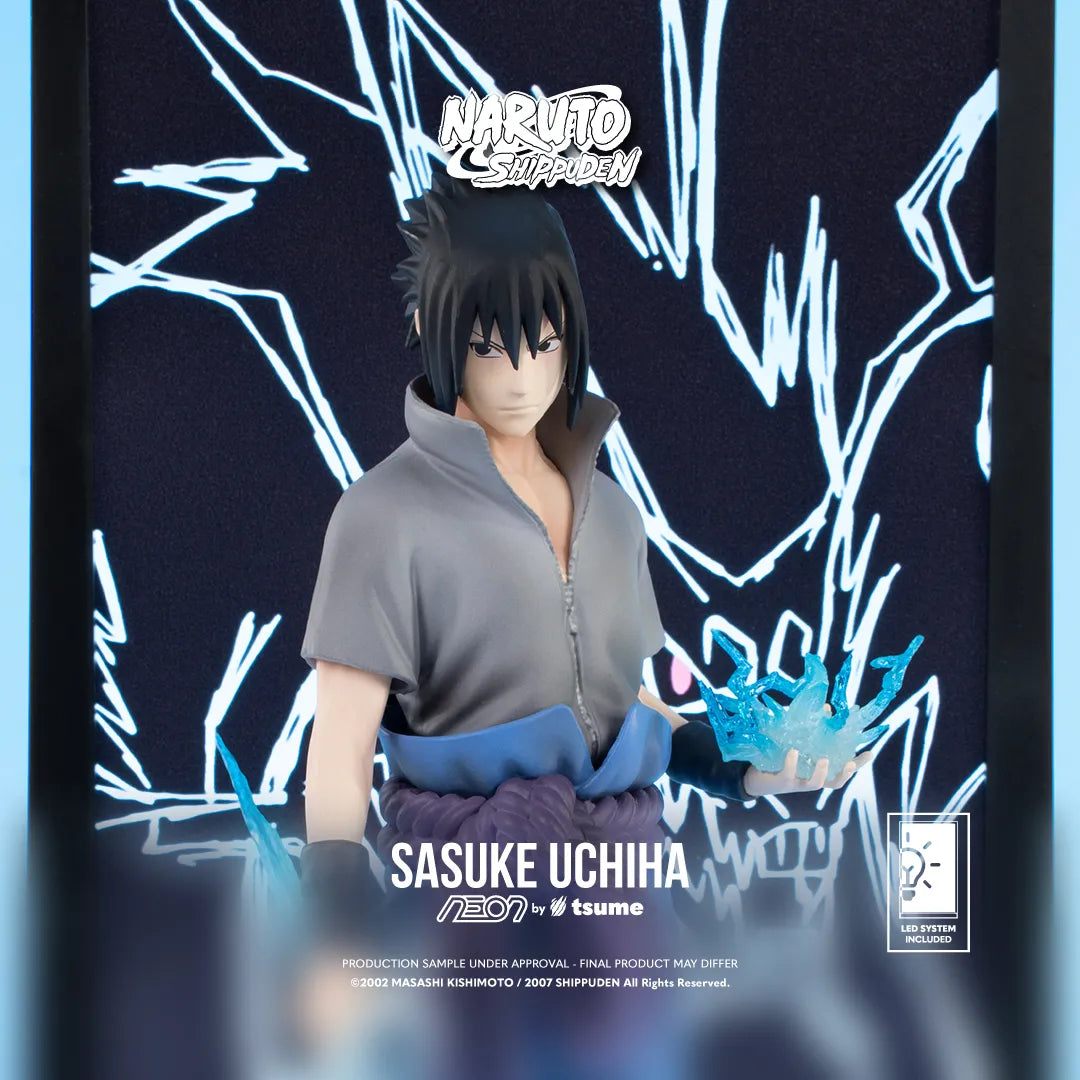 Naruto Neon Figura 1/9 Sasuke Uchiha 25 cm