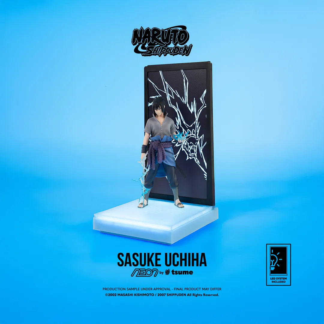 Naruto Neon Figura 1/9 Sasuke Uchiha 25 cm
