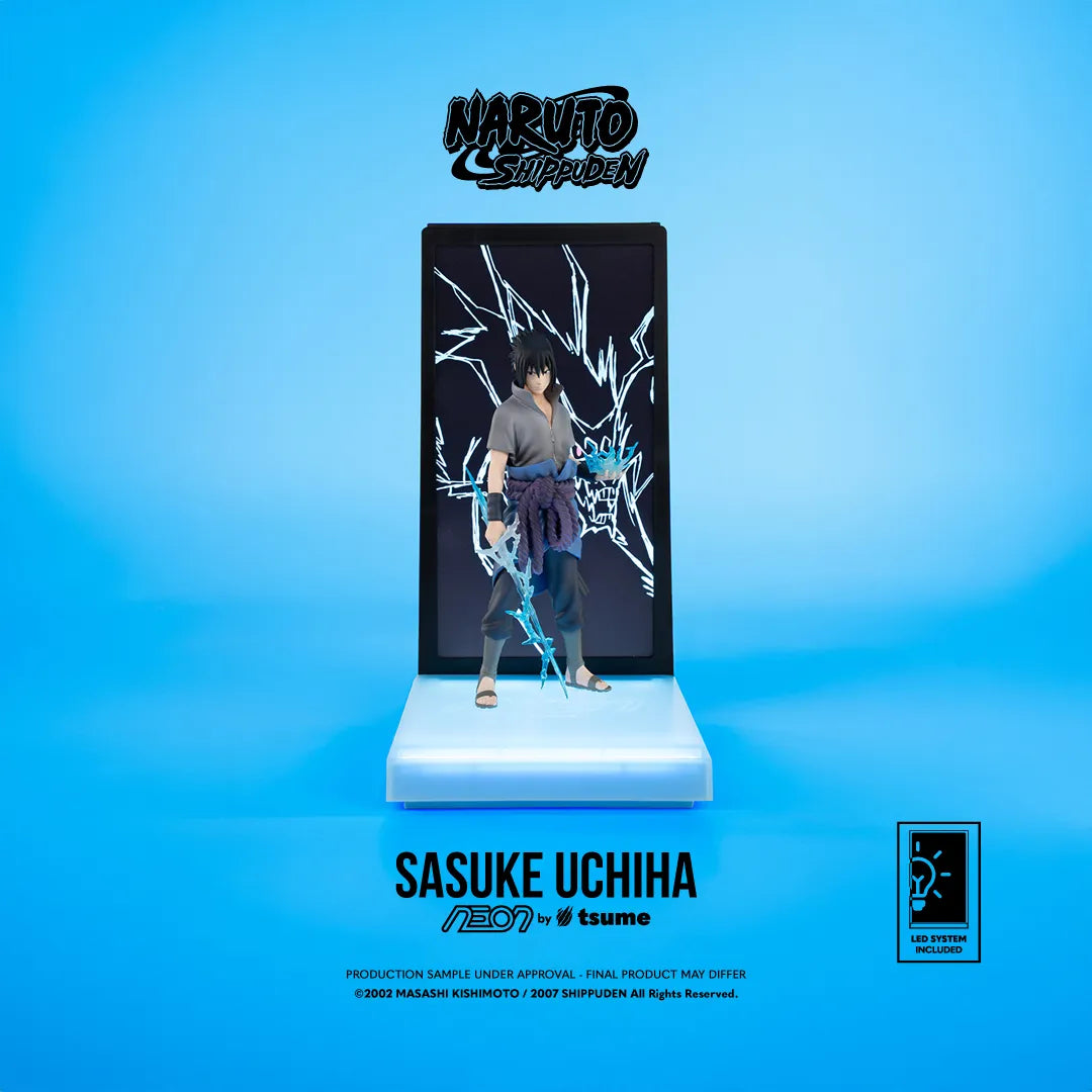 Naruto Neon Figura 1/9 Sasuke Uchiha 25 cm